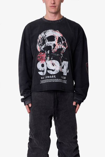 No Longer Here L/S Tee - Black